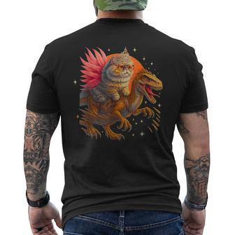 Goddammit Donut Princess Cat Glasses Men's T-shirt Back Print - Thegiftio UK