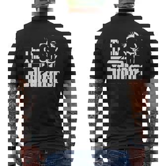 The Godfarter Fart Dad Joke Father's Day Men's T-shirt Back Print - Monsterry