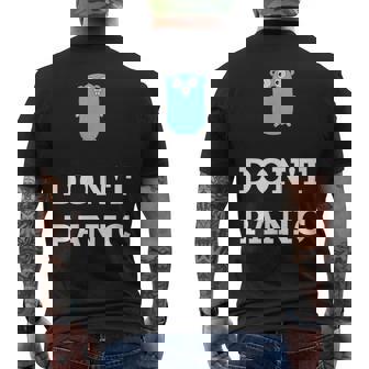 Golang Gopher プログラミング ユーモア Don't Panic Coding Developer メンズTシャツ バックプリント - Kawaiitshirt