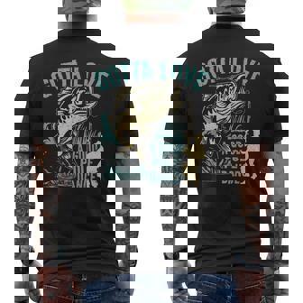 Gotta Love A Good Pole Dance Fishermen Fishing For Men Men's T-shirt Back Print - Monsterry