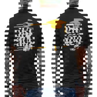 Grad Squad Class Of 2025 Graduation Men's T-shirt Back Print - Monsterry