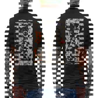 Graffiti Teddy Bear Edgy Vintage Retro Streetwear Teddy Men's T-shirt Back Print - Thegiftio