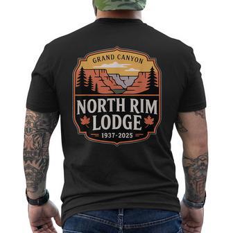 Grand Canyon North Rim Lodge 1937–2025 Tribute Men's T-shirt Back Print - Thegiftio UK
