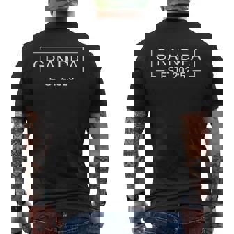 Grandpa Est 2025 Logo Grandpa 2025 Loading New Grandfather Men's T-shirt Back Print - Thegiftio UK