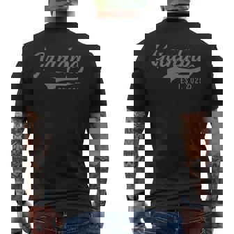 Grandpa Est 2025 Promoted To Grandpa 2025 New Grandpa Men's T-shirt Back Print | Mazezy