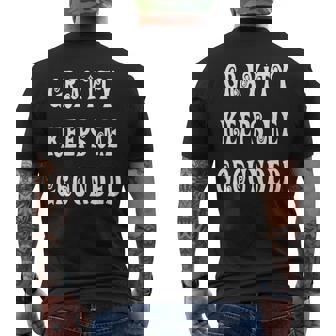 Gravity Keep Me Grounded。 長袖tシャツ メンズTシャツ バックプリント - Kawaiitshirt