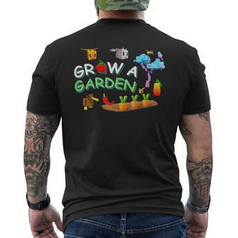 Grow A Garden Men's T-shirt Back Print - Thegiftio UK