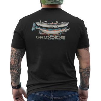 Grundéns Drift Boat Zip Men's T-shirt Back Print - Thegiftio UK