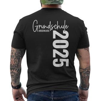 Grundschule Abschluss 2025 Grundschule Abschied 2025 T-Shirt mit Rückendruck - Geschenkecke
