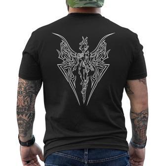 Grunge Goth Tatuaje Estética Hada Oscuro Camiseta Hombre Estampado Espalda - Regaloses