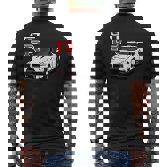 Gt R 35 Jdm ストリートレーシング ドラッグドリフト スポーツカー メンズTシャツ バックプリント - Kawaiitshirt