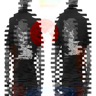 Guerrieramouraï Japonais Retro Japanun T-shirt imprimé au dos - Cadeauxyz