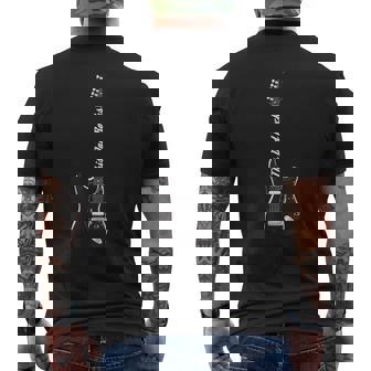 This Guitar Dad Rocks Music Fathers Day Men's T-shirt Back Print - Thegiftio