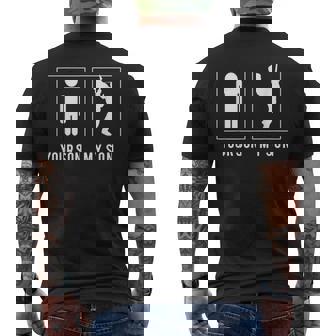 Guitar Player Your Son My Son T Father's Day Men's T-shirt Back Print - Monsterry