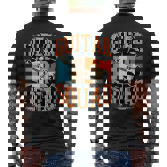 Guitarquad マッチング レトロ ヴィンテージスタイル ギターバンド メンズTシャツ バックプリント - Kawaiitshirt