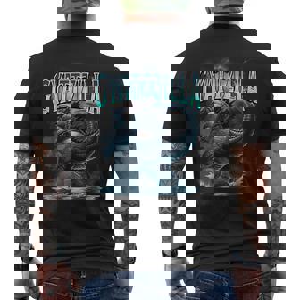 Gyattzilla Meme Zilla Kaiju Rizz Brainrot Skibidi N Boy Men's T-shirt Back Print - Thegiftio