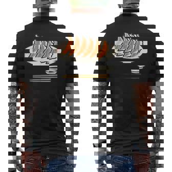 Gyoza Dumplings 和食 メンズTシャツ バックプリント - Kawaiitshirt