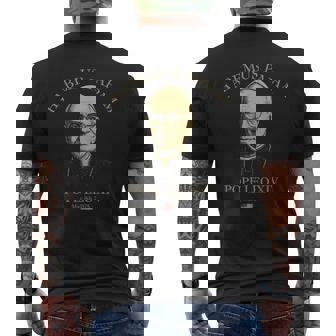 Habemus Papam Nuovo Papa Americano Leone Xiv 8 Maggio 2025 T-shirt da uomo con stampa posteriore - Novitaregali
