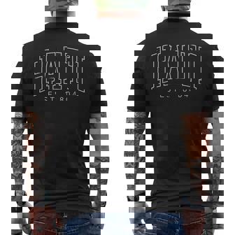Haiti Est 1804 Haitian Men's T-shirt Back Print - Thegiftio UK