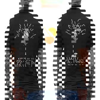 Hallöchen Aperölchen Aperitif Cocktail Aperitifpritz T-Shirt mit Rückendruck - Geschenkecke