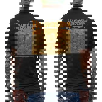 Halloween Pumpkin Boo Ghost Vintage Halloween Town Men's T-shirt Back Print | Mazezy