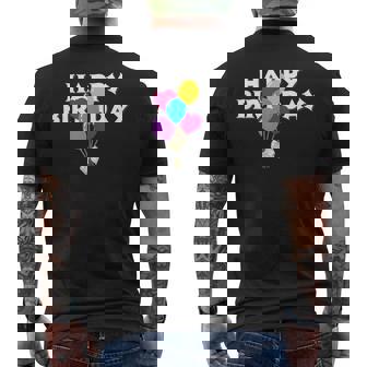 Happy Birthdayお誕生日おめでとう お誕生日おめでとう メンズTシャツ バックプリント - Kawaiitshirt