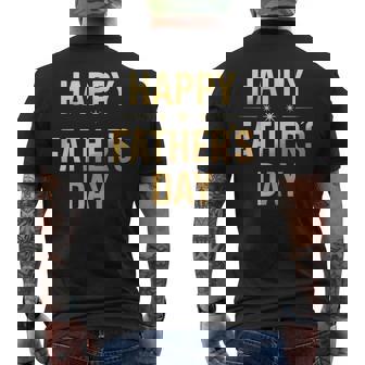 Happy Father's Day 2025 For Dad Grandpa Love Men's T-shirt Back Print | Mazezy