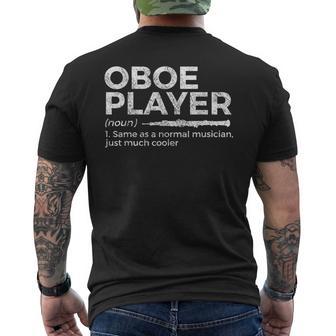 Hautbois Amusant Avec Définition De Joueur De Hautbois T-shirt imprimé au dos - Cadeauxyz