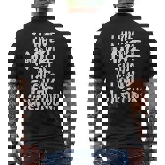 I Have More Four Questions 面白い ハッピー過越祭 キッズ メンズTシャツ バックプリント - Kawaiitshirt