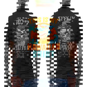 This Is My Hawaiian Tropical Luau Costume Party Hawaii Men's T-shirt Back Print - Thegiftio UK