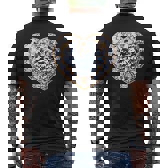Heart Of Radiance ダイヤモンドエレガンスキラキラ メンズTシャツ バックプリント - Kawaiitshirt