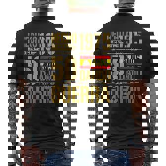 Hecho En 1975 Cumpleaños 50 Años Bandera España Hombre Camiseta Hombre Estampado Espalda - Regaloses