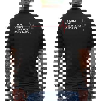 Hecho Enanta Luzia Brasil Lugar De Nacimiento Camiseta Hombre Estampado Espalda - Regaloses