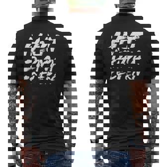 Heit Dama Poltern Mundart Jga Polterabend Bräutigam Braut T-Shirt mit Rückendruck - Geschenkecke