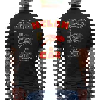 Helan Går スウェーデンの歌 ザリガニ付き スウェーデン メンズTシャツ バックプリント - Kawaiitshirt