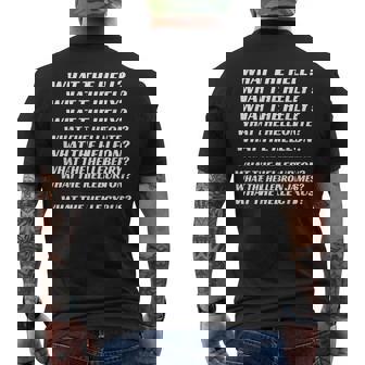 What The Hell What The Helly What The Helly What The Helleon Men's T-shirt Back Print - Monsterry