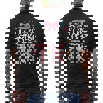 Hello Tk Transitional Kindergarten For Early Childhood Men's T-shirt Back Print - Monsterry