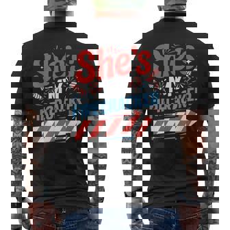 His And Hers 4Th Of July Couples She's My Firecracker Men's T-shirt Back Print - Monsterry