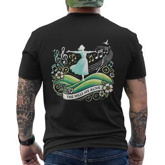 The Hills Are Alive Singing Theatre Sound Of Music Musical Men's T-shirt Back Print - Thegiftio UK