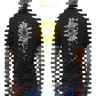 Hippie Girasol Gafaserano Flores Niño Flora Flores Camiseta Hombre Estampado Espalda - Regaloses
