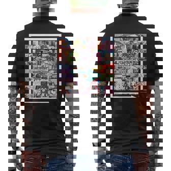 Hololive English Eurobeat Remix Album メンズTシャツ バックプリント - Kawaiitshirt