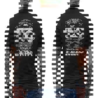 Hombre Cita Divertida De Bautizo Para Un Tío Padrino Camiseta Hombre Estampado Espalda - Regaloses