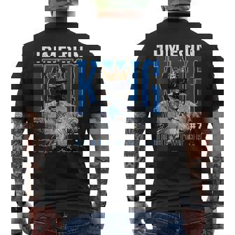 Home Run King Bobby Witt Jr Kansas City Mlbpa メンズTシャツ バックプリント - Kawaiitshirt