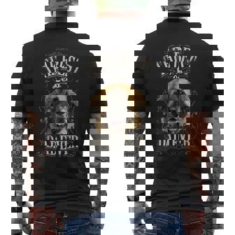Homme Best Leo Dad Ever Drôle Leonberg Chien Cadeauintage T-shirt imprimé au dos - Cadeauxyz