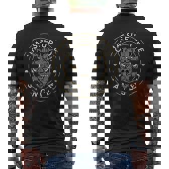 Homme Chasseur Deanglier Tête Deanglier Féroce T-shirt imprimé au dos - Cadeauxyz