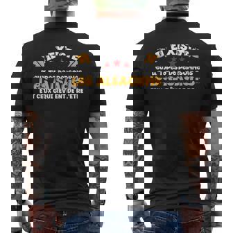 Homme Humour Alsace Cadeau Pour Alsacien Homme T-shirt imprimé au dos - Cadeauxyz