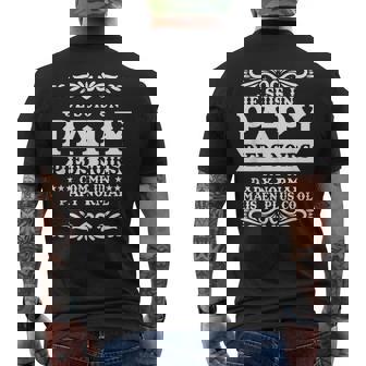 Homme Idée Cadeau Pour Papy Pieds Noirs T-shirt imprimé au dos - Cadeauxyz
