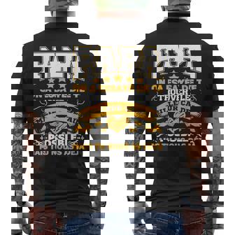 Homme Papa Fête Des Pères Idée Cadeau Meilleur Père Du Monde T-shirt imprimé au dos - Cadeauxyz
