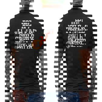 I Hope Both Teams Get Hit With A Meteor Lose メンズ レディース メンズTシャツ バックプリント - Kawaiitshirt