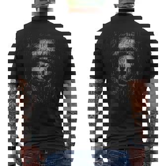 Horror Creepy Eye Ghost Hands Grunge Goth Alt Aesthetic Men's T-shirt Back Print - Thegiftio UK